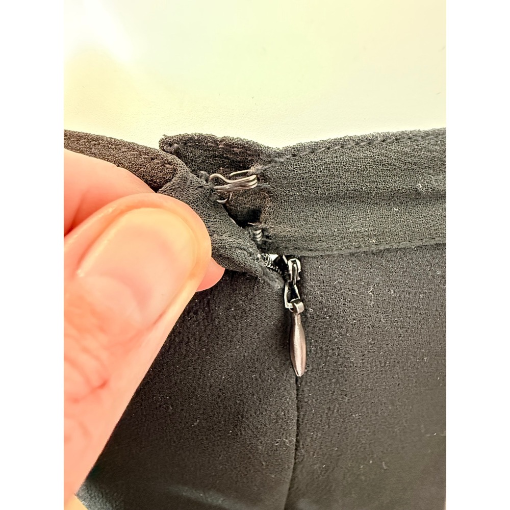 Cache Black Beaded Evening Ruffled Asymmetrical H… - image 8